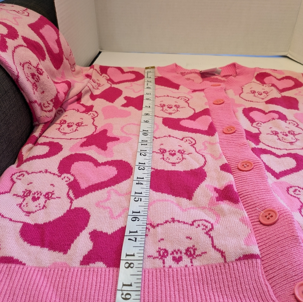 Care Bears Sweater crop pink sz 2xl - Picture 6 of 9